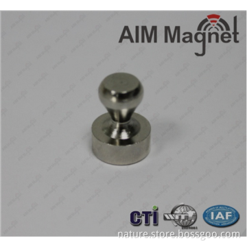stainless steel round fridge magnets